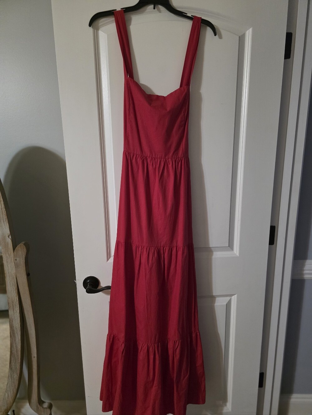 Sugarlips Red Tiered Maxi Sundress